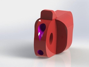 robohand proximalen phal Kabel-Kanal andere 3d print model - Mito3D
