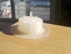 portal pasta diğer doğum günü pla taslak thecakeisalie 3d print model - Mito3D