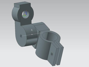 laser de soutien d'autres réglable mont articulé titulaire 3d print model - Mito3D