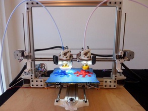 doble x-carro bukobot impresora 3d las impresoras dualstrusion extrusora 3d print model - Mito3D
