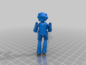 mon personnalisés posable skinable de la figurine sculptures 3d print model - Mito3D