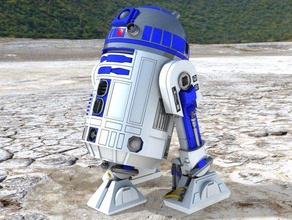 r2d2 other 3d featured inventor model rebel alliance robot star wars toy 3d print model - Mito3D