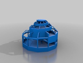 cochlée maison des bâtiments structures 3d print model - Mito3D