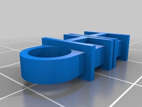 hh organización personalizado 3d print model - Mito3D