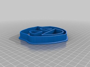 happy face cookie cutter kitchen dining customized 3d print model - Mito3D