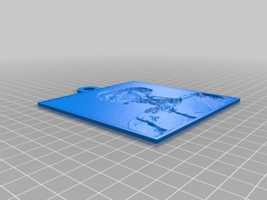 robo-senhora lithopane 2d a arte personalizado 3d print model - Mito3D