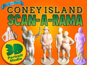 coney island scan-a-rama scans replicas 3dscanning fredini reconstructme spam 3d print model - Mito3D