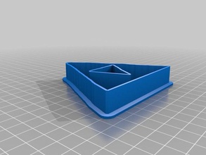 triforce cookie cutter kitchen dining customized 3d print model - Mito3D