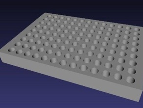 96 standart-iyi microtiter plaka diğer 3d biyoloji kimya dna deney lab laboratuvar laboratuar ekipmanları Mikrobiyoloji model bilim 3d print model - Mito3D