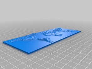 mapa do mundo varreduras réplicas 3d print model - Mito3D