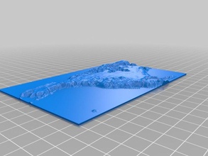 Kuzey Amerika haritası tarar kopyaları 3d print model - Mito3D