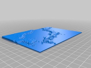 coreia japão mapa varreduras réplicas 3d print model - Mito3D