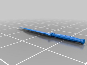 fallout 3 new vegas faca de combate adereços 3d print model - Mito3D