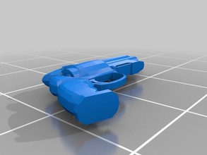 fallout new vegas pistola oggetti di scena blade runner rick deckard 3d print model - Mito3D