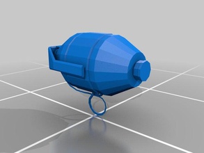 fallout new vegas granada de mano santa props 3d print model - Mito3D
