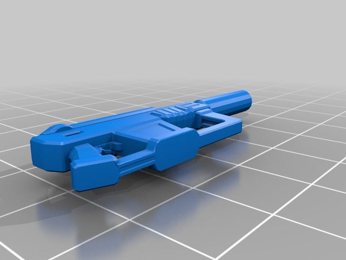 fallout new vegas 127mm machine gun suppressed props suppressor 3D print model - Mito3D