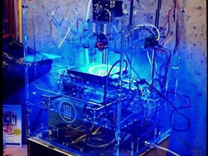 crystal thing-o-matic case other acrylic body laser lasercut cutter lazzzor ornament tom upgrade 3d print model - Mito3D