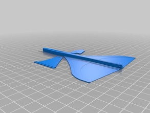 simple f16 glider rc vehicles 3d print model - Mito3D