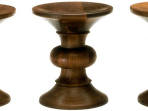 eames walnut stool other 3d model 3d print model - Mito3D