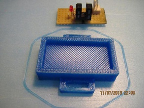 printed holder optical endstop stripboard version 3d printer parts reprap 3d print model - Mito3D