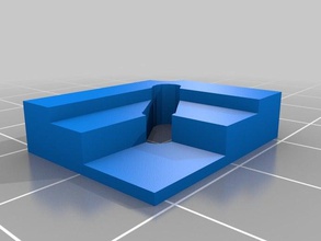 printrbot plus v2 corner clip 3d printer parts clips glass heated bed 3d print model - Mito3D