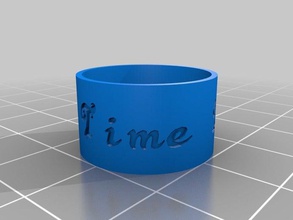 time lord rings customized 3d print model - Mito3D