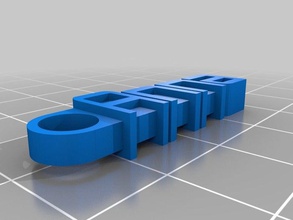 anna key chain organization customized 3d print model - Mito3D