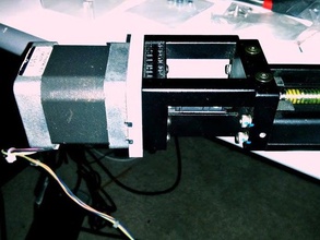 thk kr26 nema 17 de adaptador 3d a impressora partes linear nema17 fase 3d print model - Mito3D