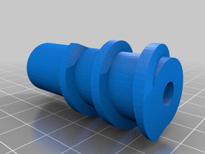 special printedacmescrew nut learning 3d print model - Mito3D