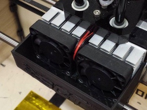 replicator fan cowl 3d printer accessories 3d print model - Mito3D