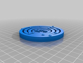 il mio personalizzato atom deluxe in alluminio la fisica astronomia 3d print model - Mito3D