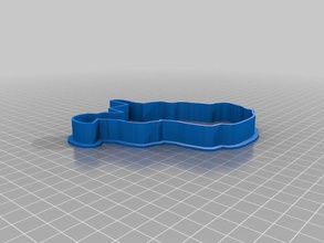 west virginia cookie cutter kitchen dining customized 3d print model - Mito3D