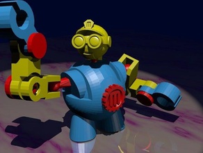 maker bot bob compatability model robots 3d contest grabcad mascot 3d print model - Mito3D
