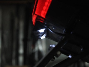 licença da motocicleta placa diodo emissor de luz titular a indústria automotiva ducati monstro suzuki sv650 3d print model - Mito3D