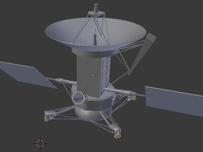 magellan 16 physics astronomy space probe 3d print model - Mito3D