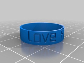 anillo de gila los anillos personalizado 3d print model - Mito3D