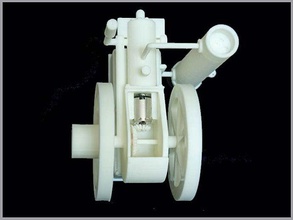 Bayan motor kiti motorlu çarptı araç andimation antika fairbanks-morse benzin vintage 3d print model - Mito3D