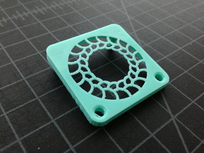 fan koruma kapağı 2x 40x40mm çoğaltıcı 3d yazıcı parçalar kapsar alanında hayranları onu rep2x yükseltme 3D print model - Mito3D