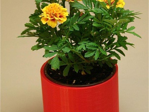 pot de fleur titulaire décor 3d print model - Mito3D