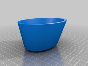 cão comida de colher recipientes personalizado 3d print model - Mito3D
