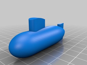 small submarine other boat ship toy 3d print model - Mito3D