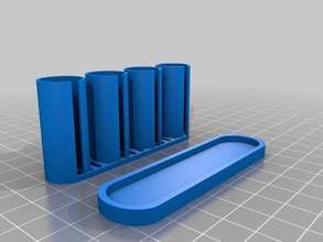 electrical toothbrush heads holder bathroom 3d print model - Mito3D