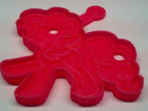pinky torta de my little pony cortador biscoito modificado a cozinha jantar 3d print model - Mito3D