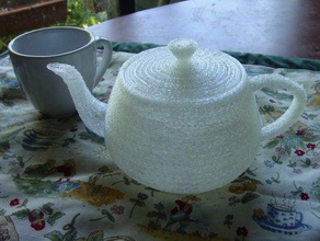 utah teapot teaproof Yazdırılabilir Sürüm diğer kapak hayaletler hediyeler formu pla 3d print model - Mito3D