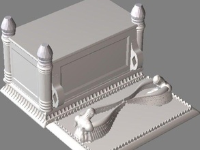 arca do pacto de indiana jones inspirado adereços arco aliança 3d print model - Mito3D
