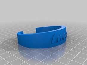 inez pulseiras personalizado 3d print model - Mito3D