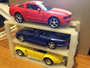 apilable modelo de coche rack 136 escala juguete juego accesorios diecast 3d print model - Mito3D