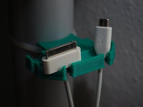 câble usb porte-pied de table outil les titulaires boîtes 3d print model - Mito3D