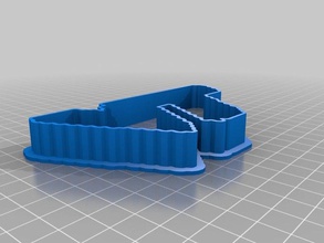 va tech logo de cortador la galleta cocina comedor personalizado 3d print model - Mito3D