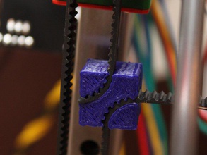 gt2 belt clip 3d printer parts coupler mini kossel 3d print model - Mito3D